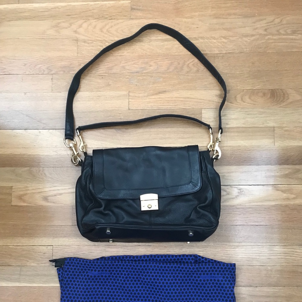 Rebecca Minkoff black leather purse